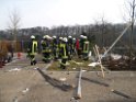 Gartenhaus in Koeln Vingst Nobelstr explodiert   P057